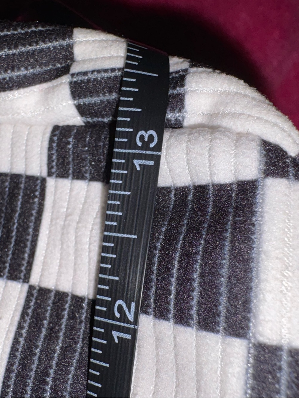 Black and White Checkered Tote Bag - Unbranded - Picture 4 of 5